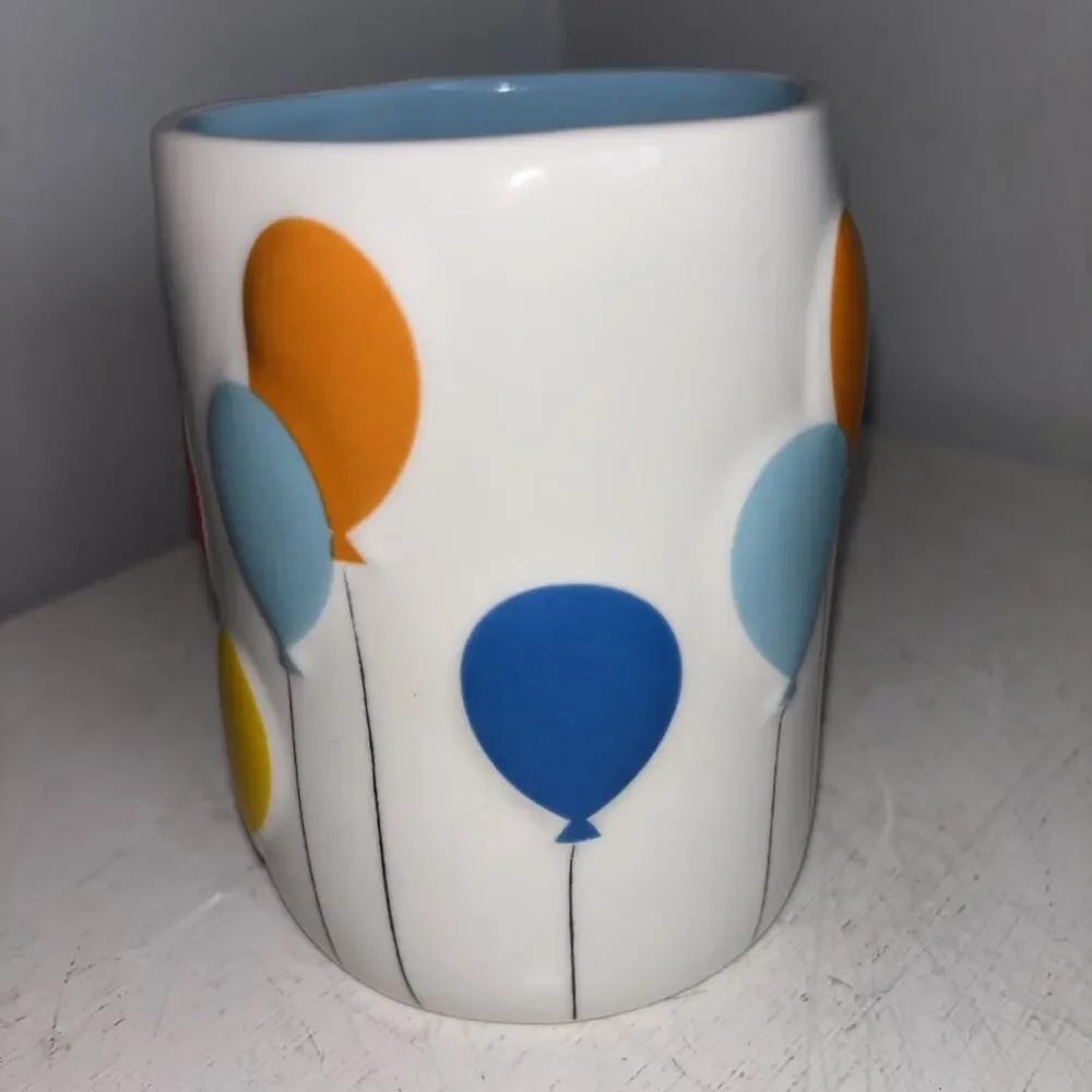 Rae Dunn Disney UP Dug the Dog Dream Big with Balloons Coffee Mug NEW